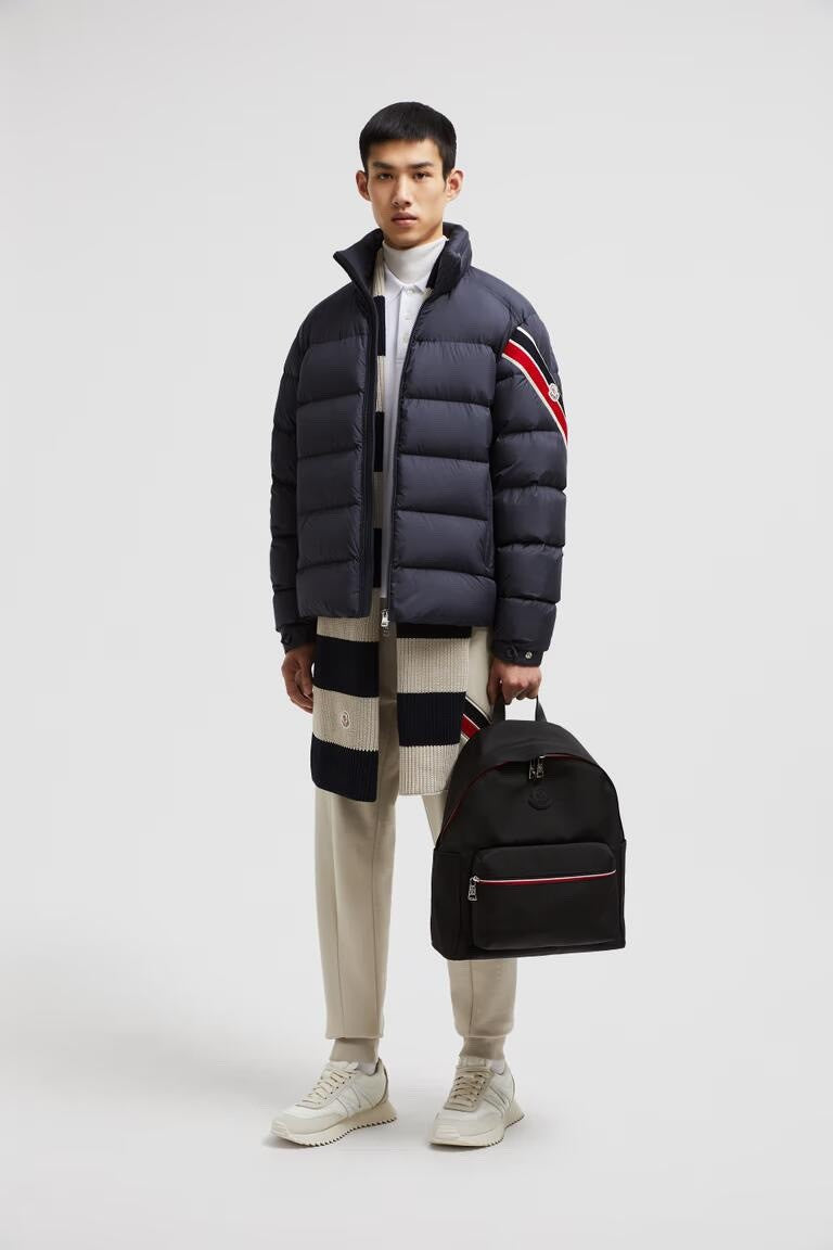Moncler Arm Three Color Webbing Stand Collar Down Jacket Goose Down Windproof Waterproof Warm And Wear Resistant #332484