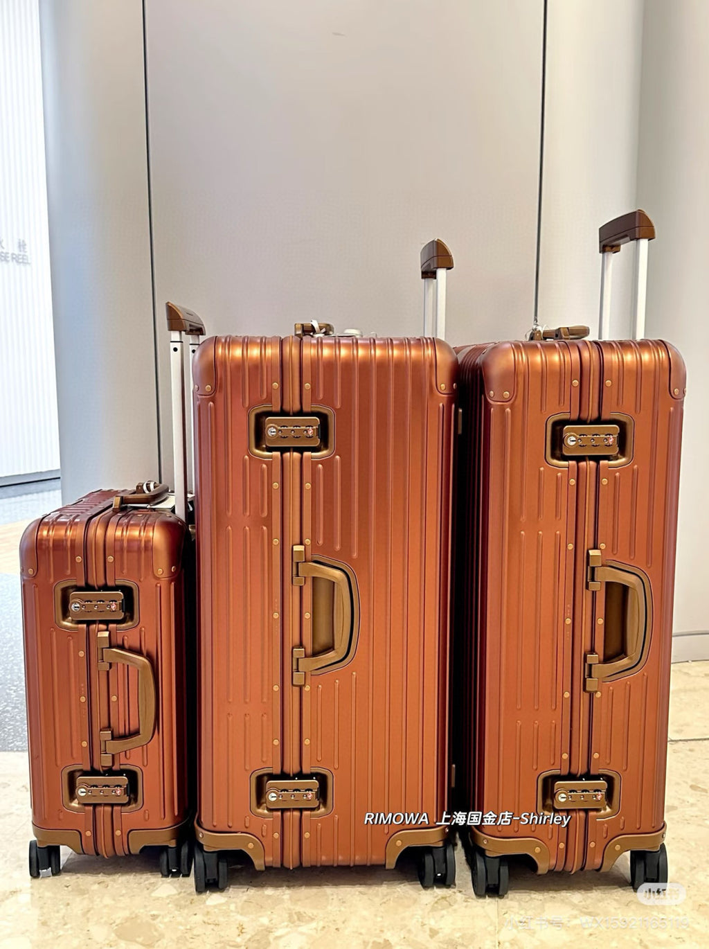 Rimowa Men's Women  Fashion Casual Solid Color Retro Adjustable Height Trolley Suitcase Luggage #78993