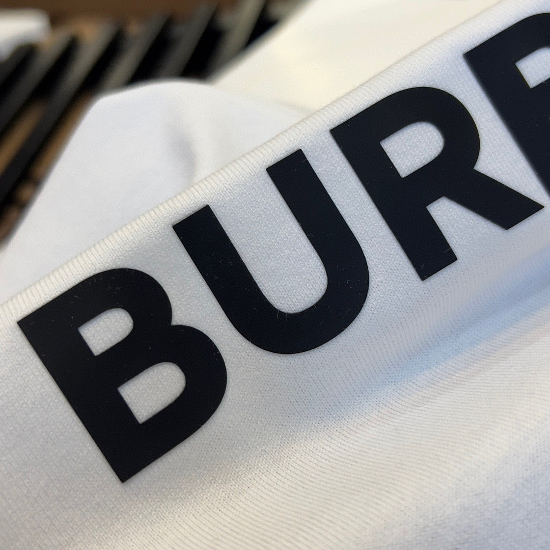 Burberry Letter White Short Sleeve T-Shirt #96153