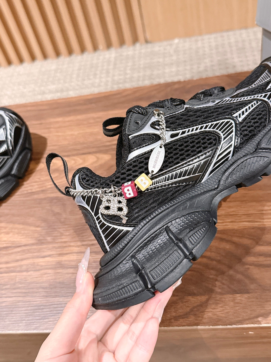 Balenciaga 3xl Gradient Sneaker With Charms#381666