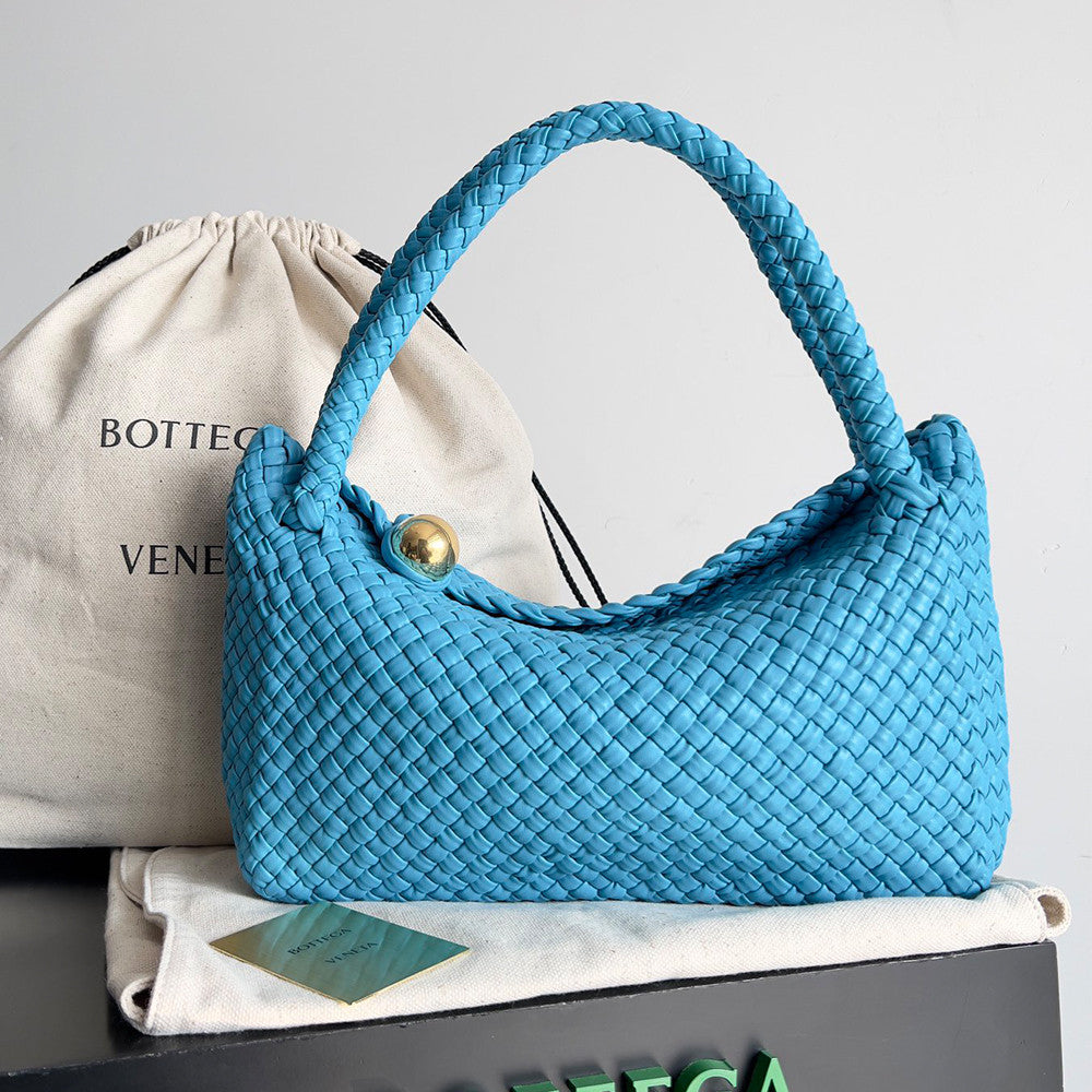 Bottega Veneta Tosca Shoulder Bag Intreccio-woven Leather Shoulder Bag Men's And Women's Sculptural Spherical Details A Classic Clutch Bags 716974V2EZ01019 #195277