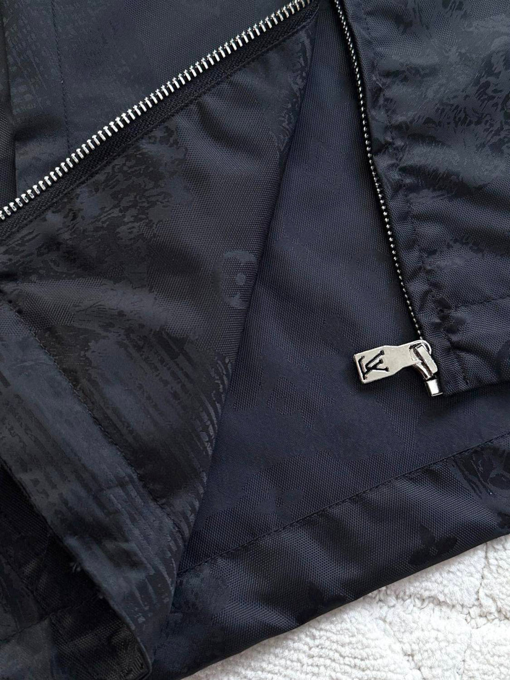 Louis Vuitton Men's Spring and Autumn Solid Color Logo Pattern Full Print Zipper Hooded Long Sleeve Jacket #76377
