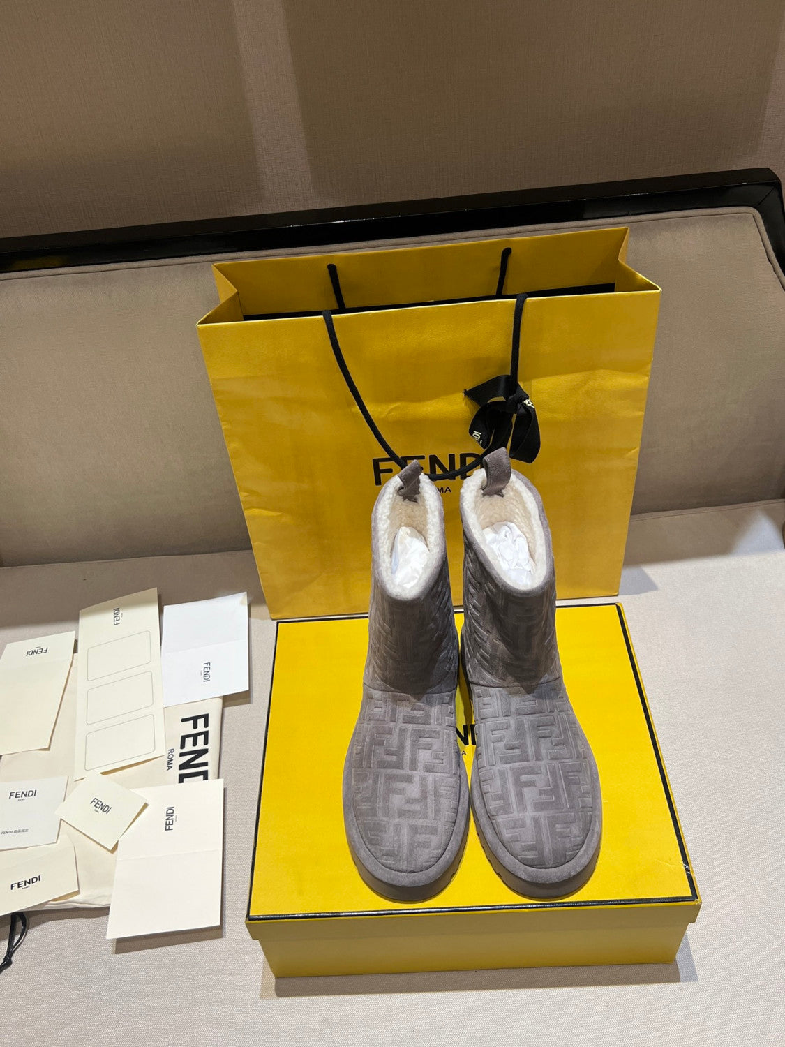 Fendi Apres Chic Fur Grey #335706