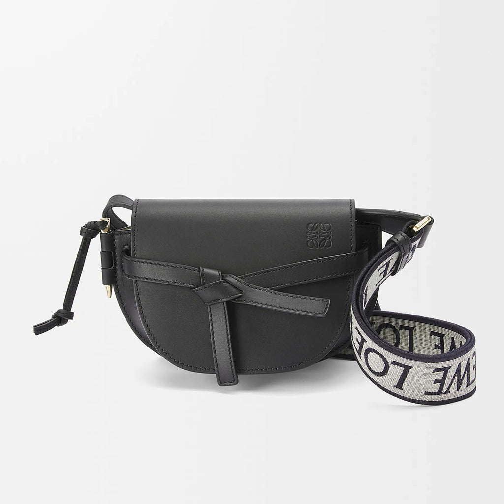 Loewe Women's Solid Colour Adjustable Shoulder Strap Mini Soft Cowhide Jacquard Gate Dual Shoulder Crossbody Handbag Bag Bags #76932