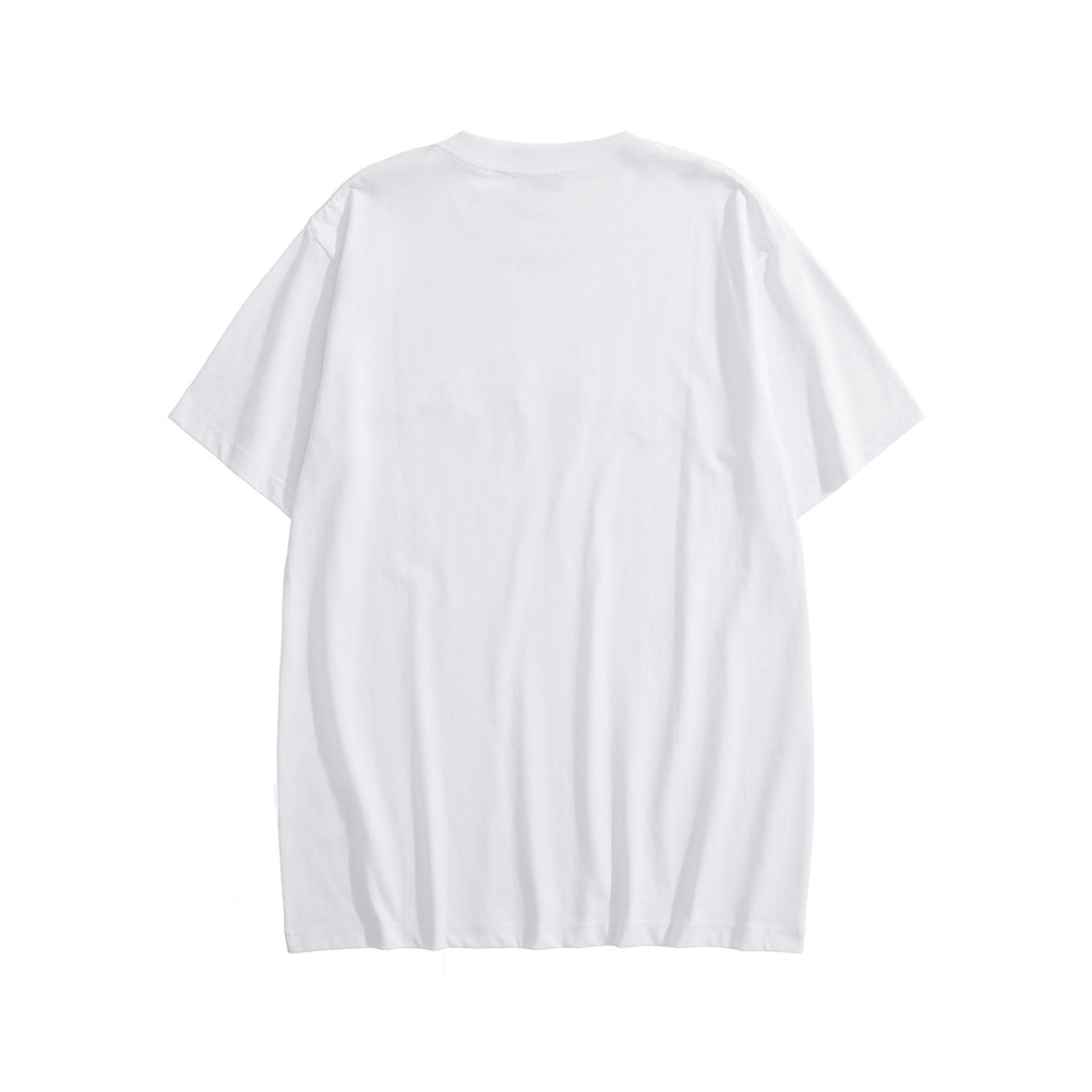 Dior Men's Summer Embroidered Print Solid Color Cotton Crew Neck Short Sleeve T-Shirt #77831