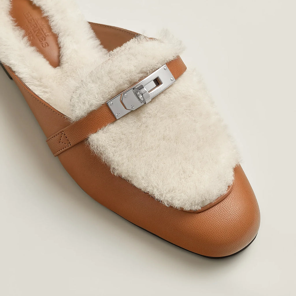 Hermes Oz mule Beige #334029
