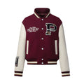 Louis Vuitton x 25FW Men's Letter Badge Printed Stand Collar Pocket Long Sleeve Baseball Uniform #332524