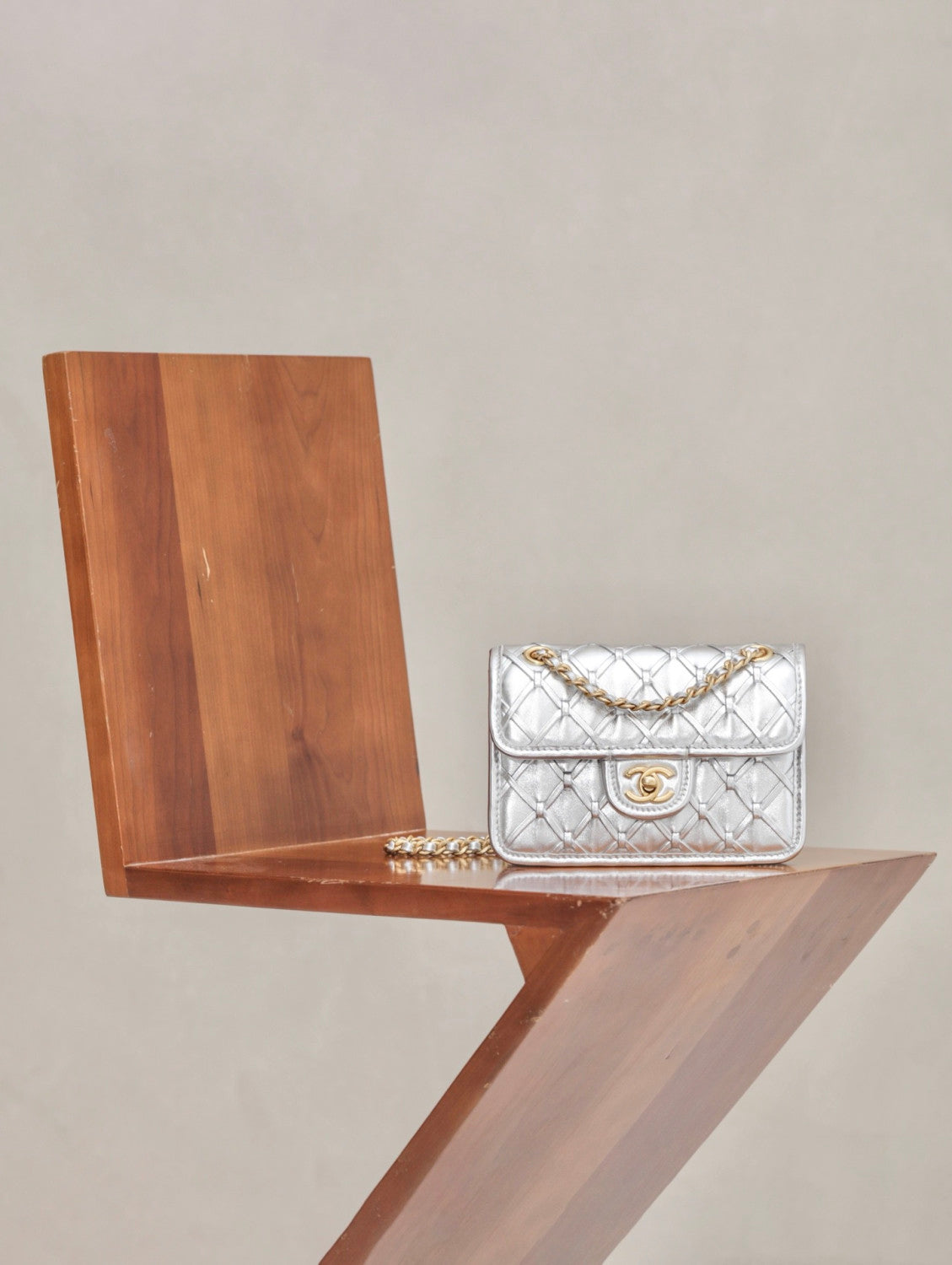 Chanel Metallic Braid Mini Shoulder Bag #317579