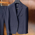 Bottega Veneta Men's Spring And Fall Solid Color Lapel Single-breasted Wool Suit Two-piece Suit Pants Suit  Ngvp #7756