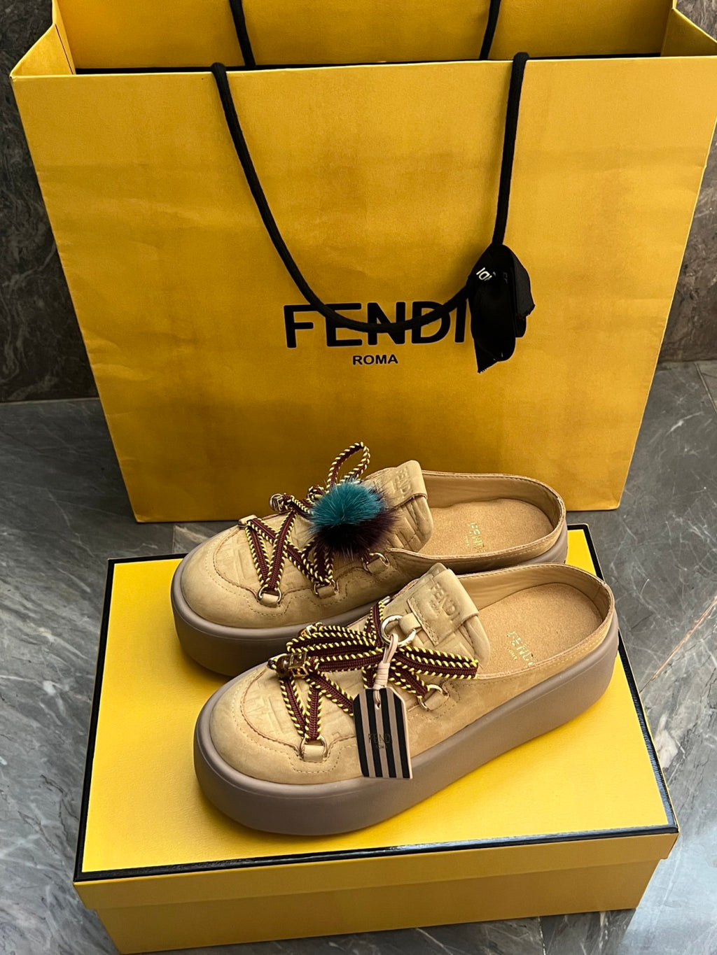 Fendi Apres Chic Leather Brown #335700