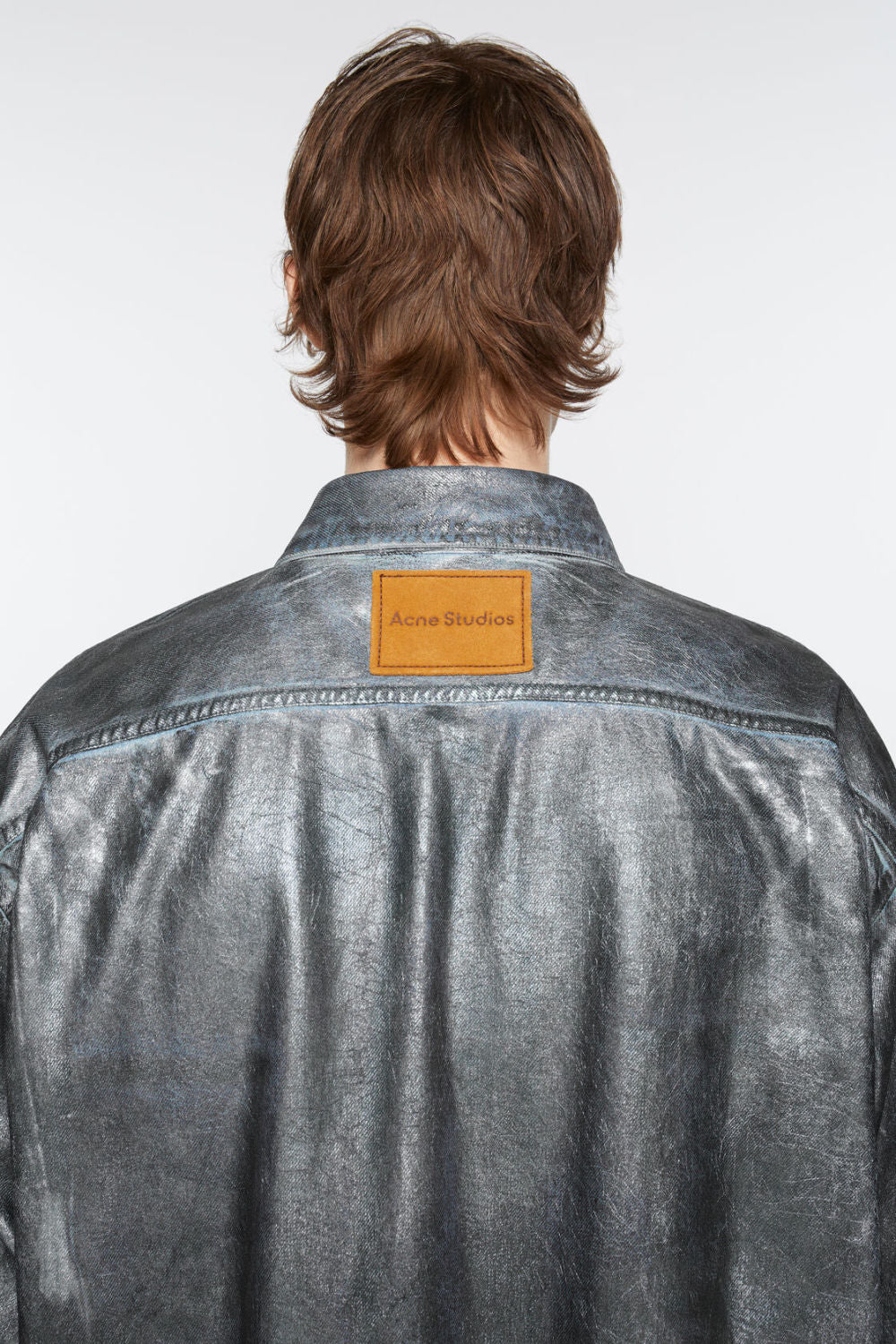 Acne Studios Men's Women's Spring And Autumn Loose Denim Long Sleeve Lapel Cotton Shirt Casual Straight Denim Pants Ngvp #9387