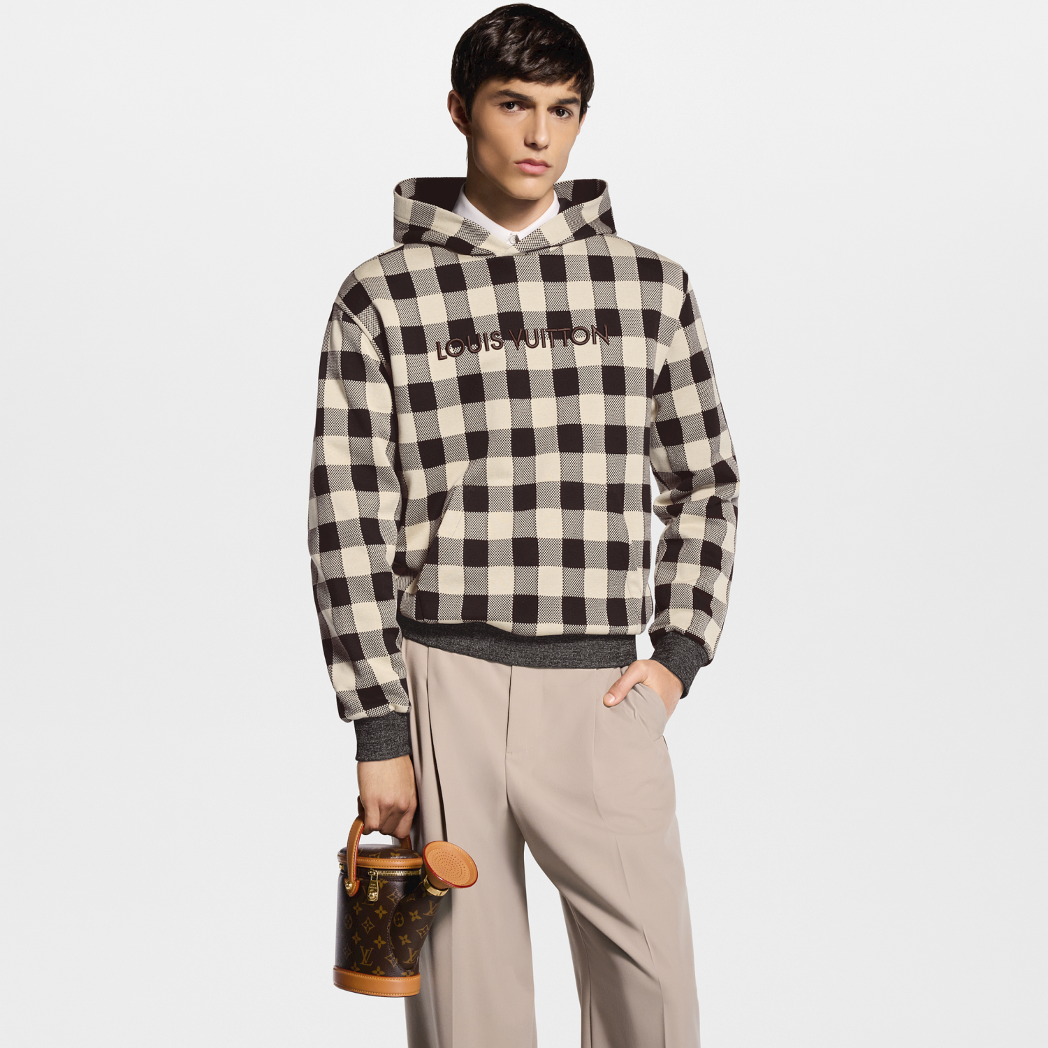 Louis Vuitton Watering Can Men's Mini Bag Monogram Canvas Bucket Bag With Adjustable Shoulder Strap Bags #196931