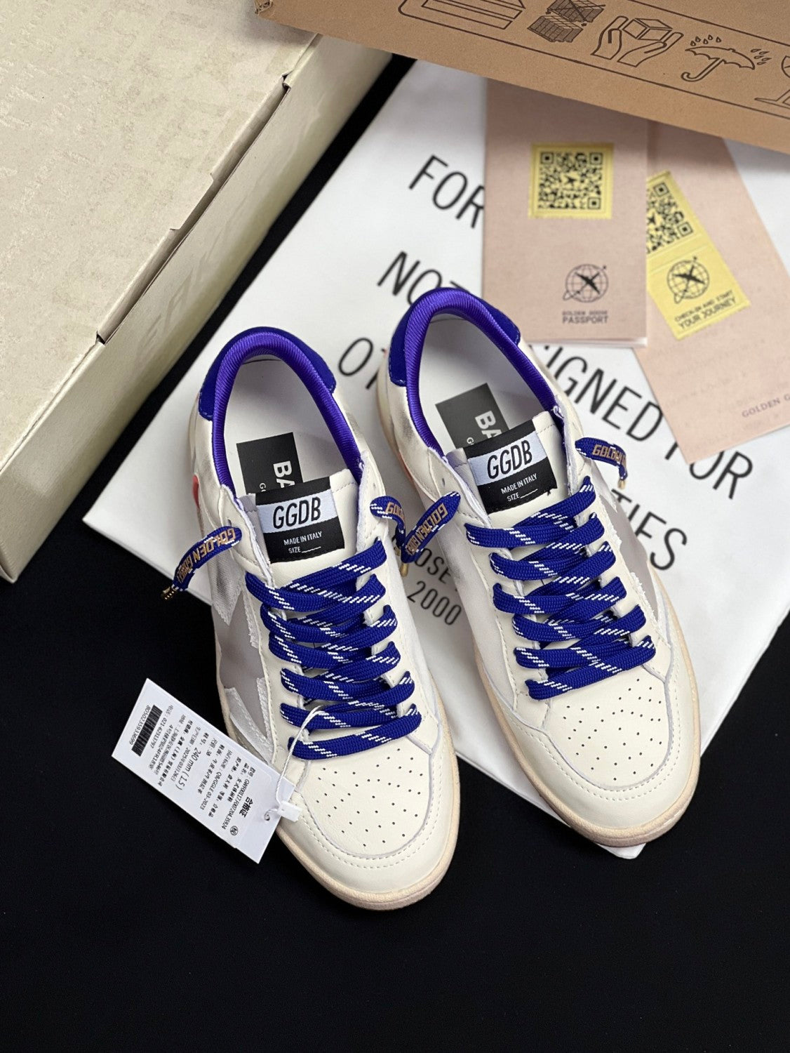 Golden Goose Women's Solid Color Retro Old Dirty Shoes Low Top Lace Up Sneakers #76319