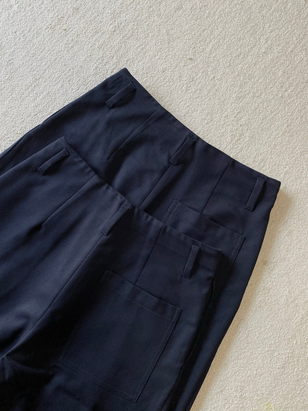 Loewe Trousers in Wool Blue #334437