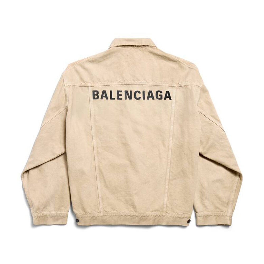 Balenciaga Embroidered Denim Jacket #333927