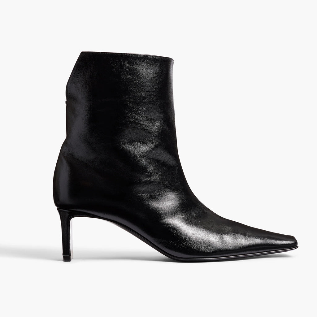 Khaite Ona Ankle Boot  Women's Fashionable Autumn/winter Mid-calf Boots Stylish Fashionable And Sexy Snake-print Short Shoes #2171
