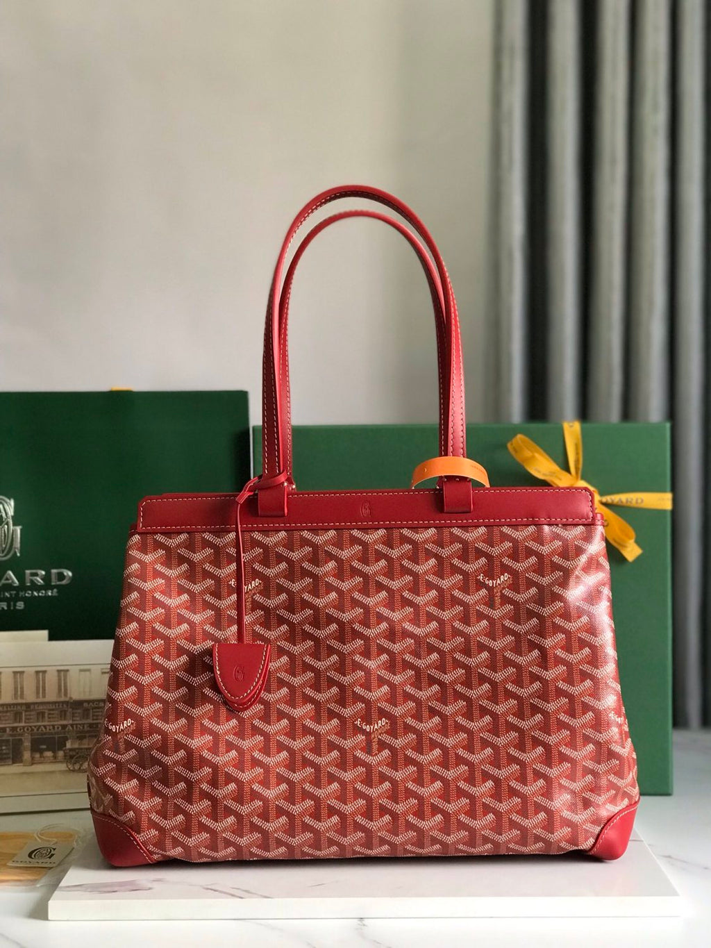 Goyard Bellechasse Biaude Small Tote Bag Commuter Series Everyday And Business Commuting Handbag/shoulder Bag Sandstone Y-shaped Graffiti Bag Bags #196803