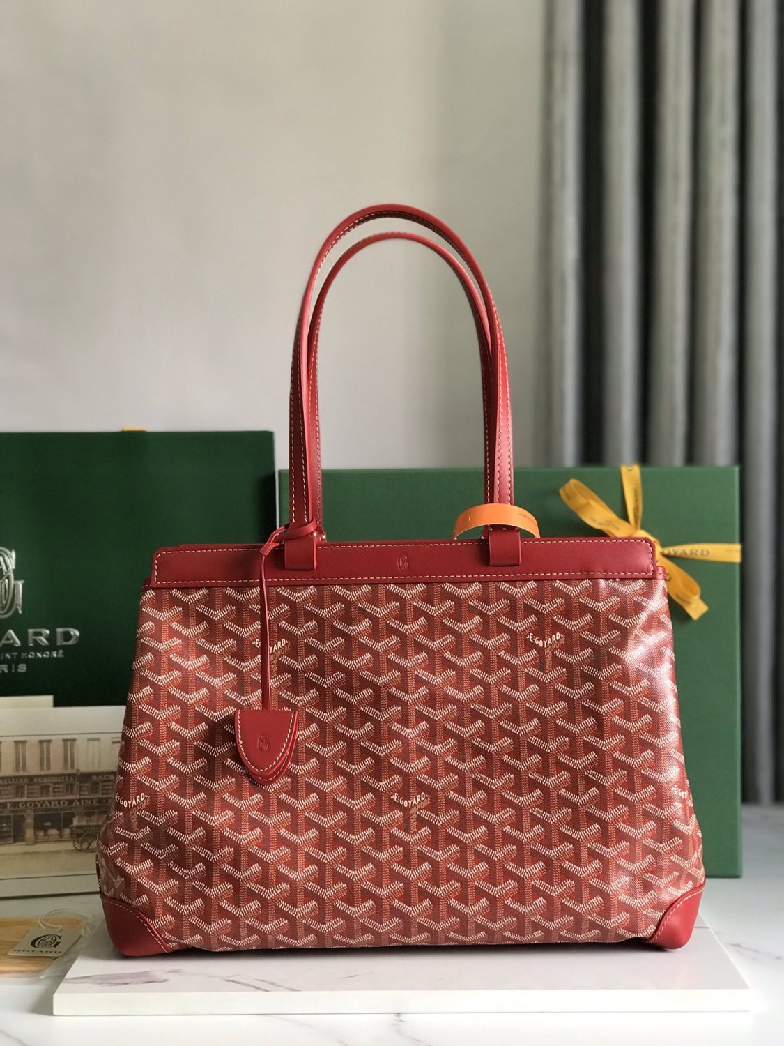 Goyard Bellechasse Biaude Small Tote Bag Commuter Series Everyday And Business Commuting Handbag/shoulder Bag Sandstone Y-shaped Graffiti Bag Bags #196803