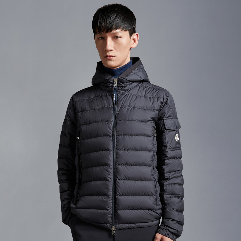 Moncler Men's Winter Fluffy Casual Zip Hooded White Goose Puffer Down Jacket #97719