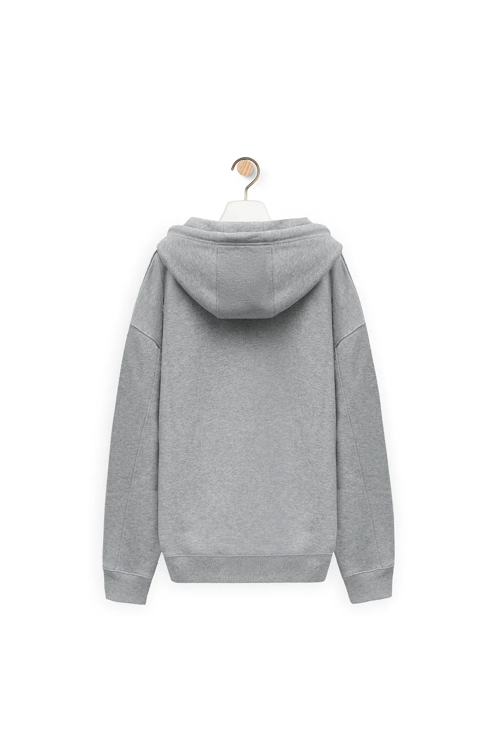 Loewe Men's Logo Embroidery Spring And Autumn Cotton Loose Solid Color Long Sleeve Pullover Hooded Drawstring Sweatshirt  #71813