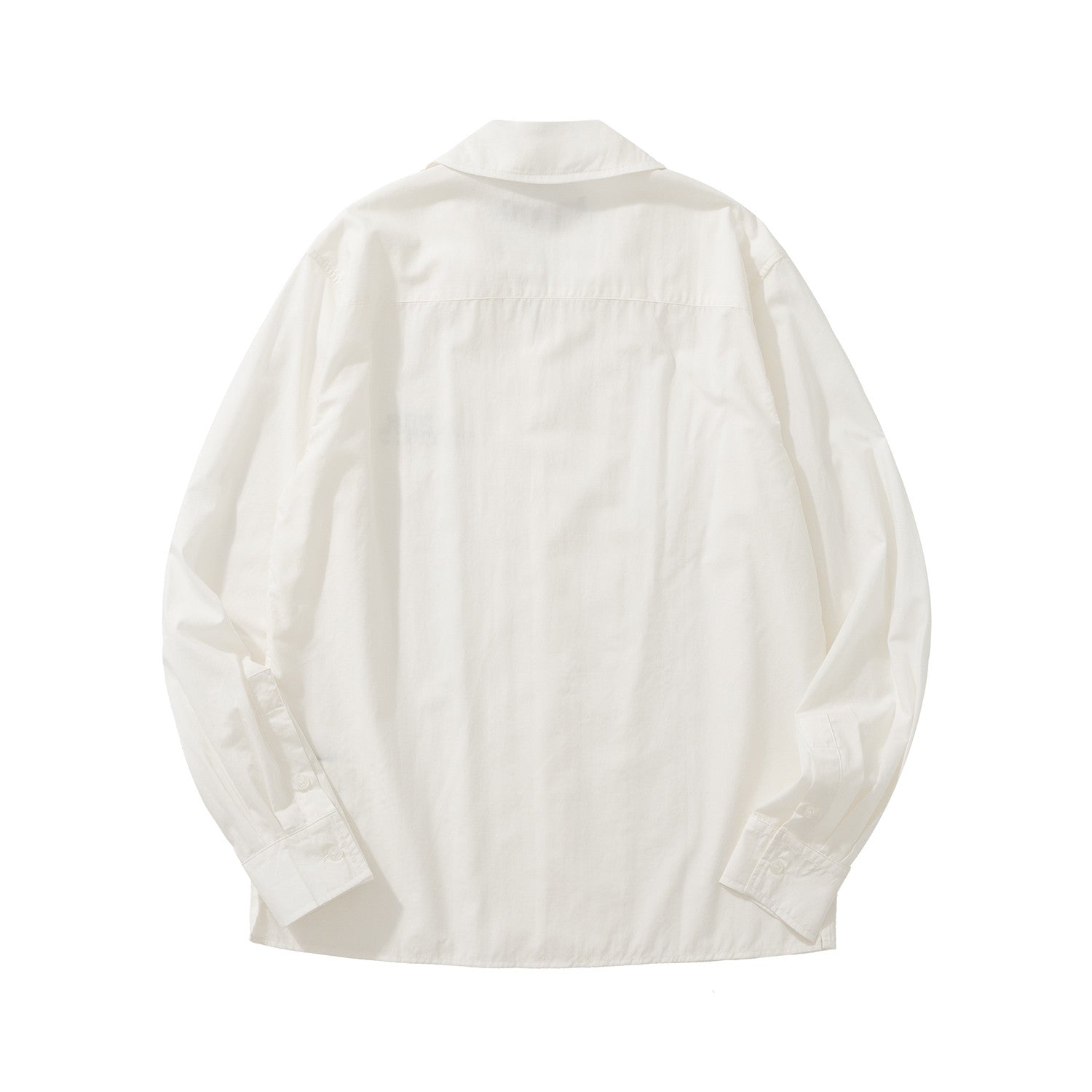 Louis Vuitton Men's Spring And Fall White Letters Logo Embroidery Single Breasted Long Sleeved Shirt #73264