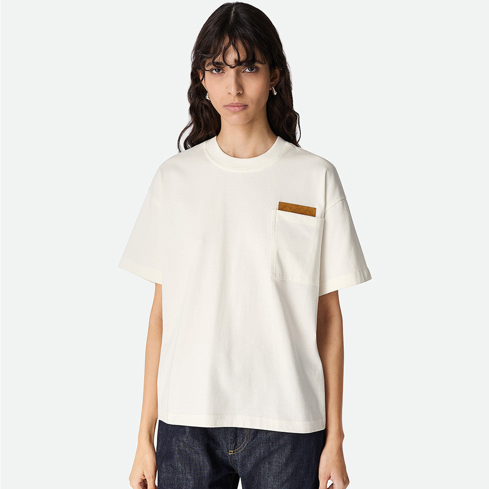 Bottega Veneta Men's and Women's Pima Cotton Jersey T-Shirt #315622