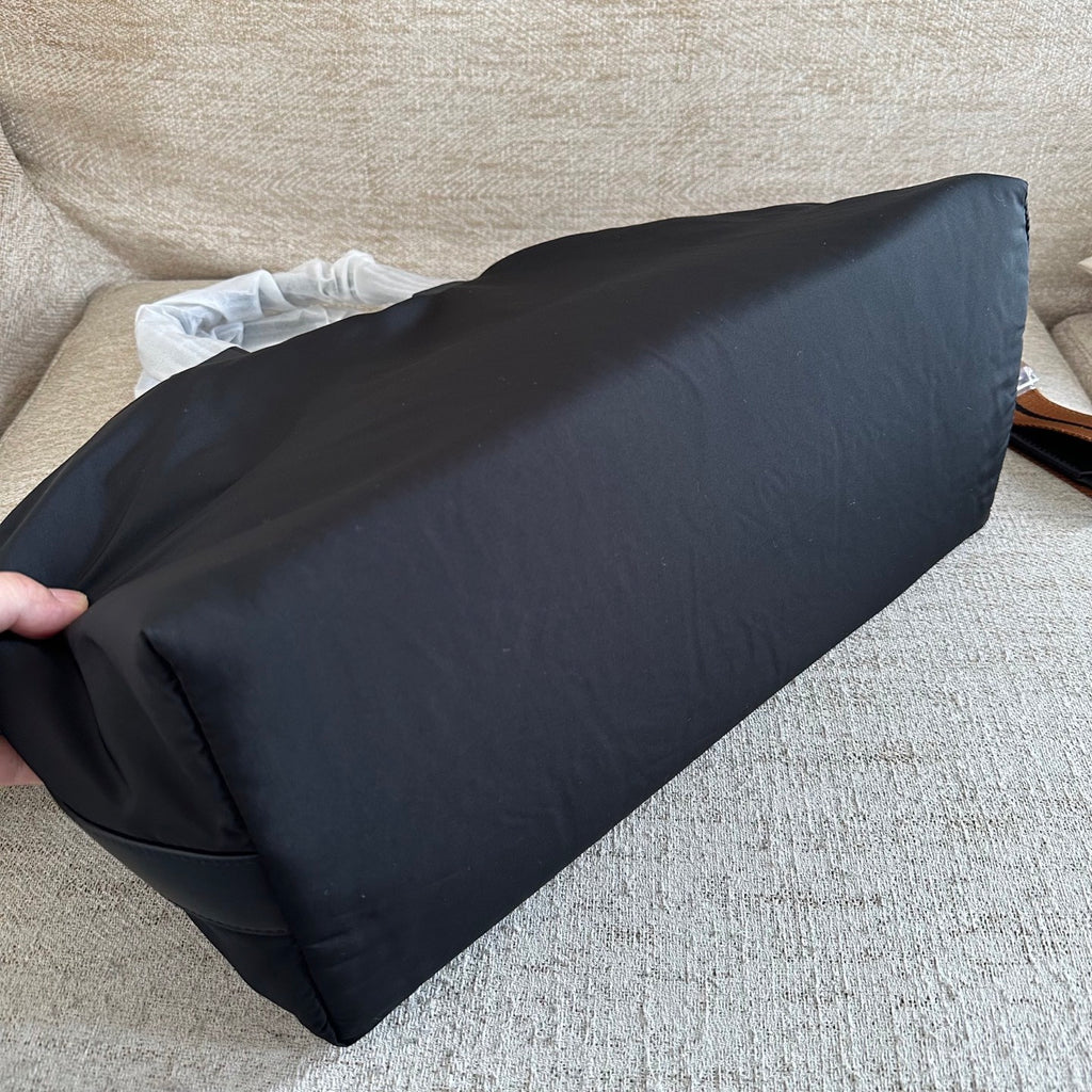 Zegna Ranglan Handbag Bags Black Technology Fabric Luggage Bag # 195388