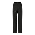Louis Vuitton Men's Spring and Fall Black Dark Logo Print Elastic Waist Cotton Pants #72427