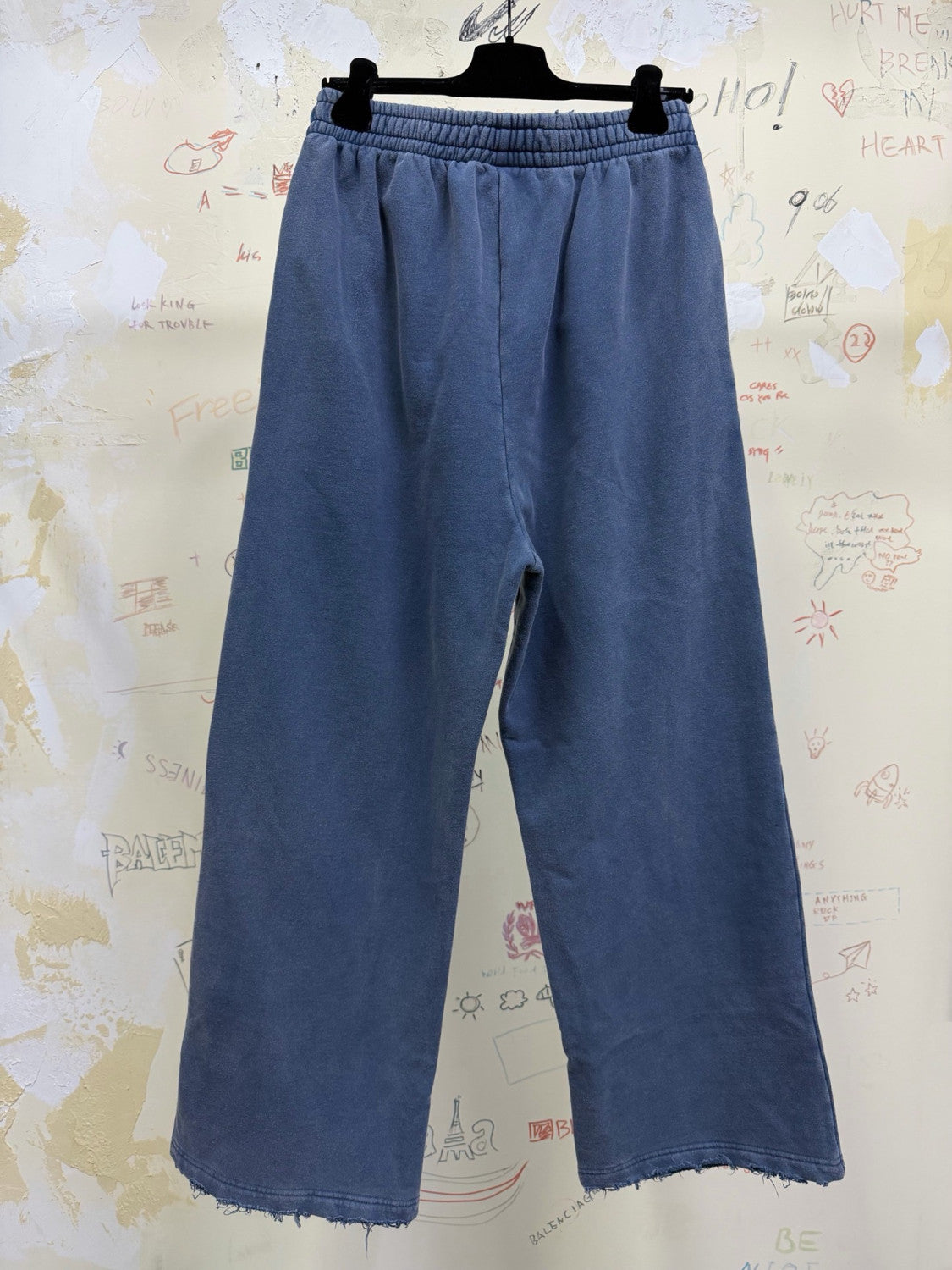 Balenciaga Men's Hooded Sweatshirt Wide-leg Sweatpants #335238
