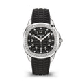 Patek Philippe Aquanaut Women's Quartz Movement Date Black Dial Stainless Steel Case Watch #97992