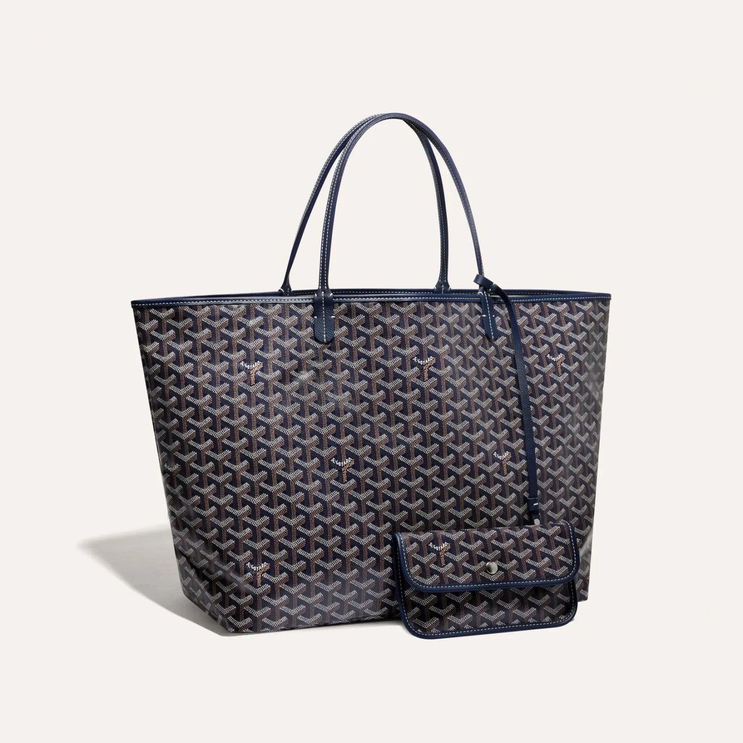 GOYARD Men's Women Saint Louis Handbag Y Full Print Casual Mother Bag Leather Shoulder Bag Tote Bags #77387