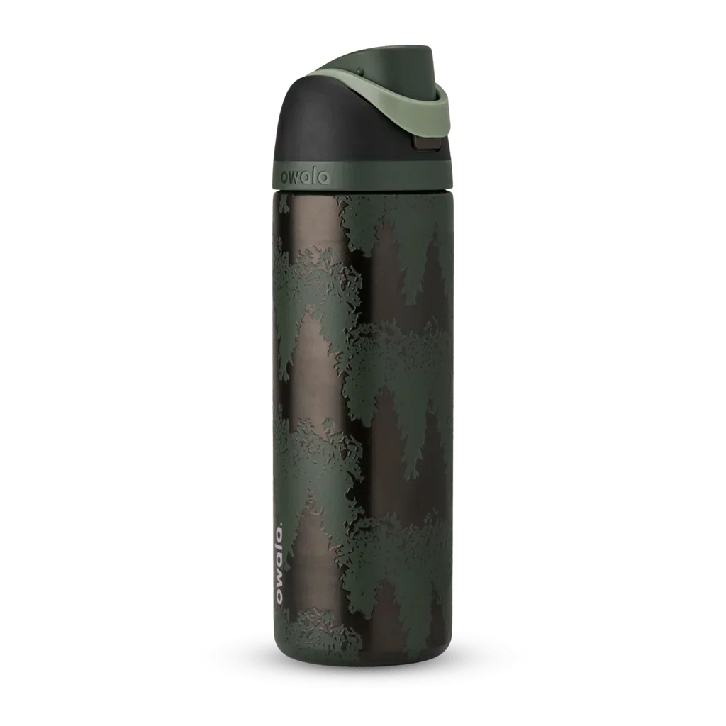 Owala Merry Bright Spruce the Hall 24oz Stainless Steel FreeSip Water Bottle