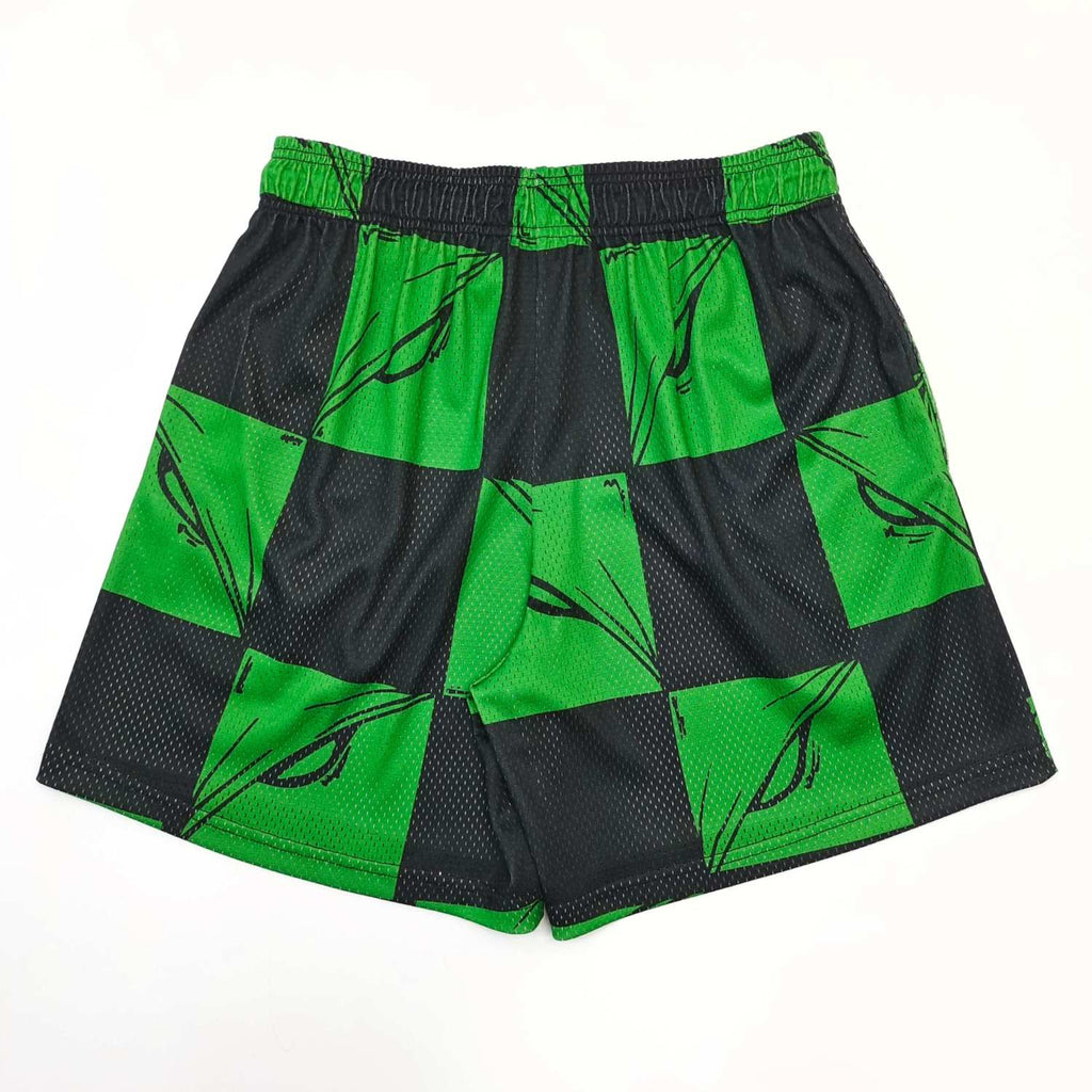 MattyBoy Eric Emanuel NY PopUp Men's Summer Graffiti Print Mesh Casual Lace-Up Shorts #76764