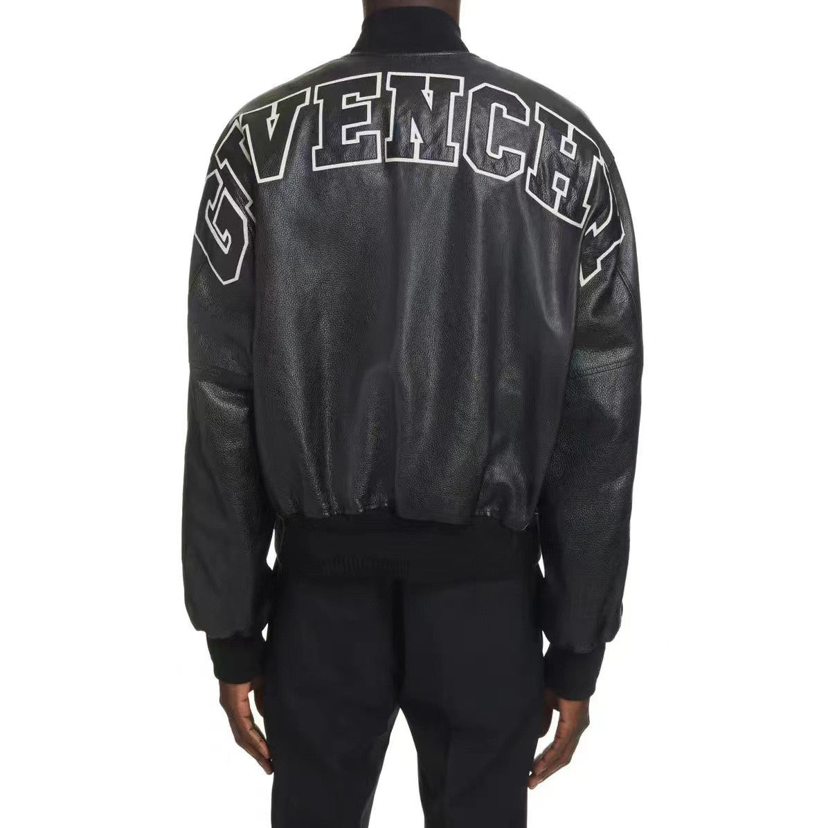 Givenchy Buttoned Leather Jacket #4674