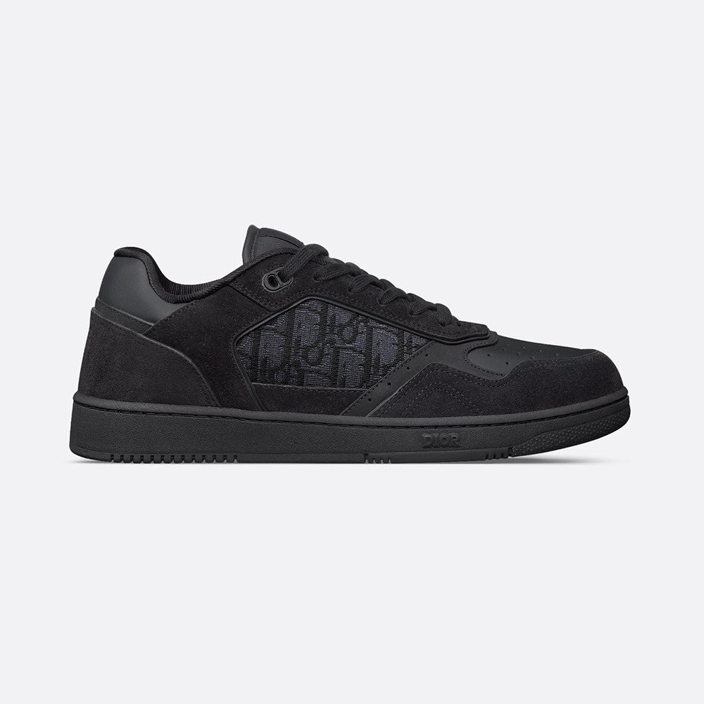 DIOR Leather B27 Uptown Low-Top Sneaker Grained Calfskin with Dior Gray Dior Gravity #335542