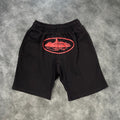 Corteiz Alcatraz Basic Shorts Black/Red