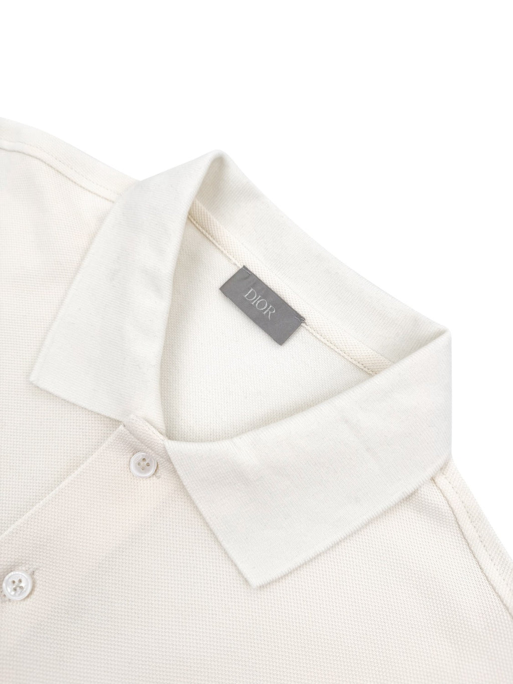 Dior Men's Summer Solid Color Logo Printed Cotton Polo Neck Short Sleeve T-Shirt #76569