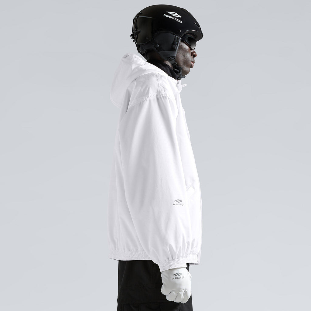 Balenciaga 3B SPORTS ICON SKI Men's Fall/Winter Fashion Solid-Color Hooded Zipper Windproof Ski Series Down Jacket #79555