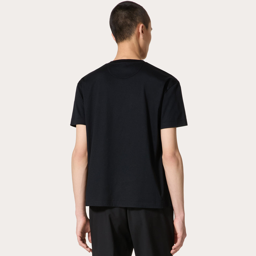 Valentino Men's Spring Summer Cotton Short Sleeve Fashion Casual Pocket Solid Color Simple T-Shirt Ngvp#8768