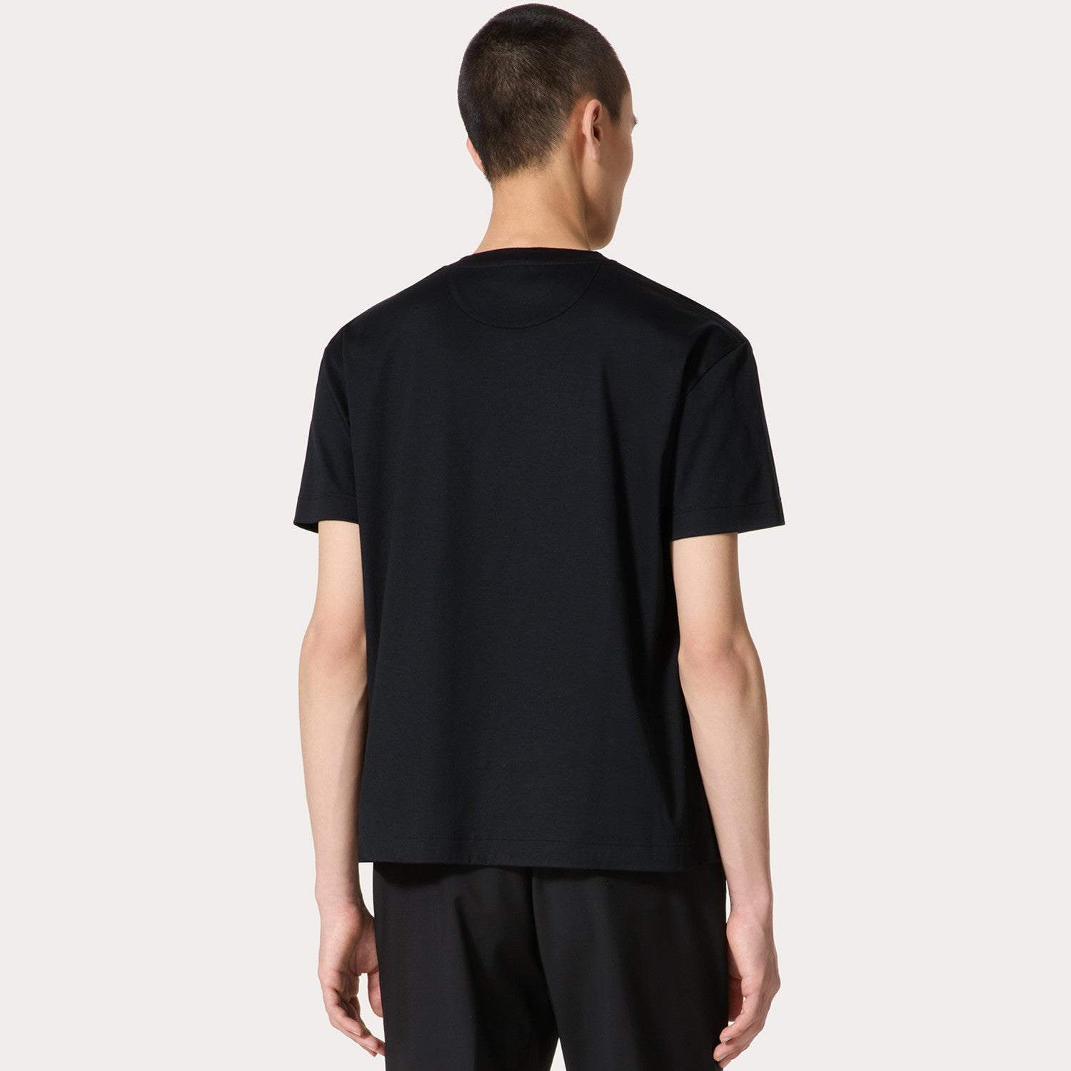 Valentino Men's Spring Summer Cotton Short Sleeve Fashion Casual Pocket Solid Color Simple T-Shirt Ngvp#8768