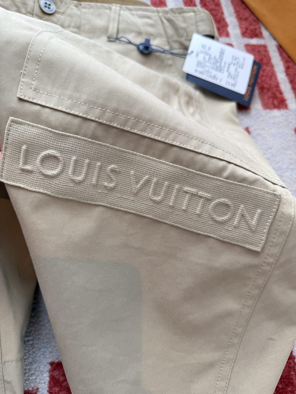Louis Vuitton Men's and Women's Summer Solid Color Woven Letter Printed Cotton Casual Shorts #76459