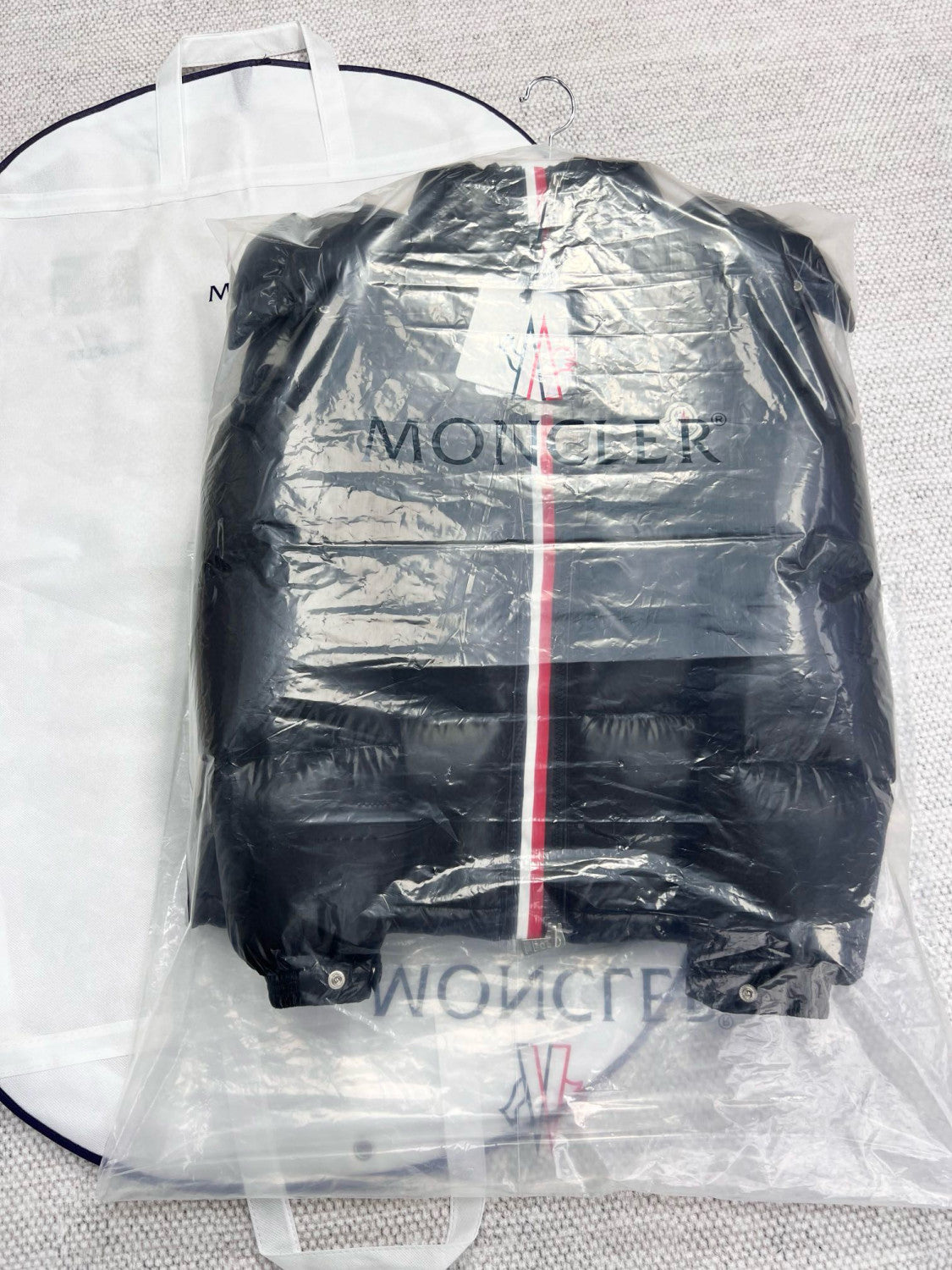 Moncler Men's Winter Standing Collar Hooded Zip Puffer Down Jacket Coat #97559