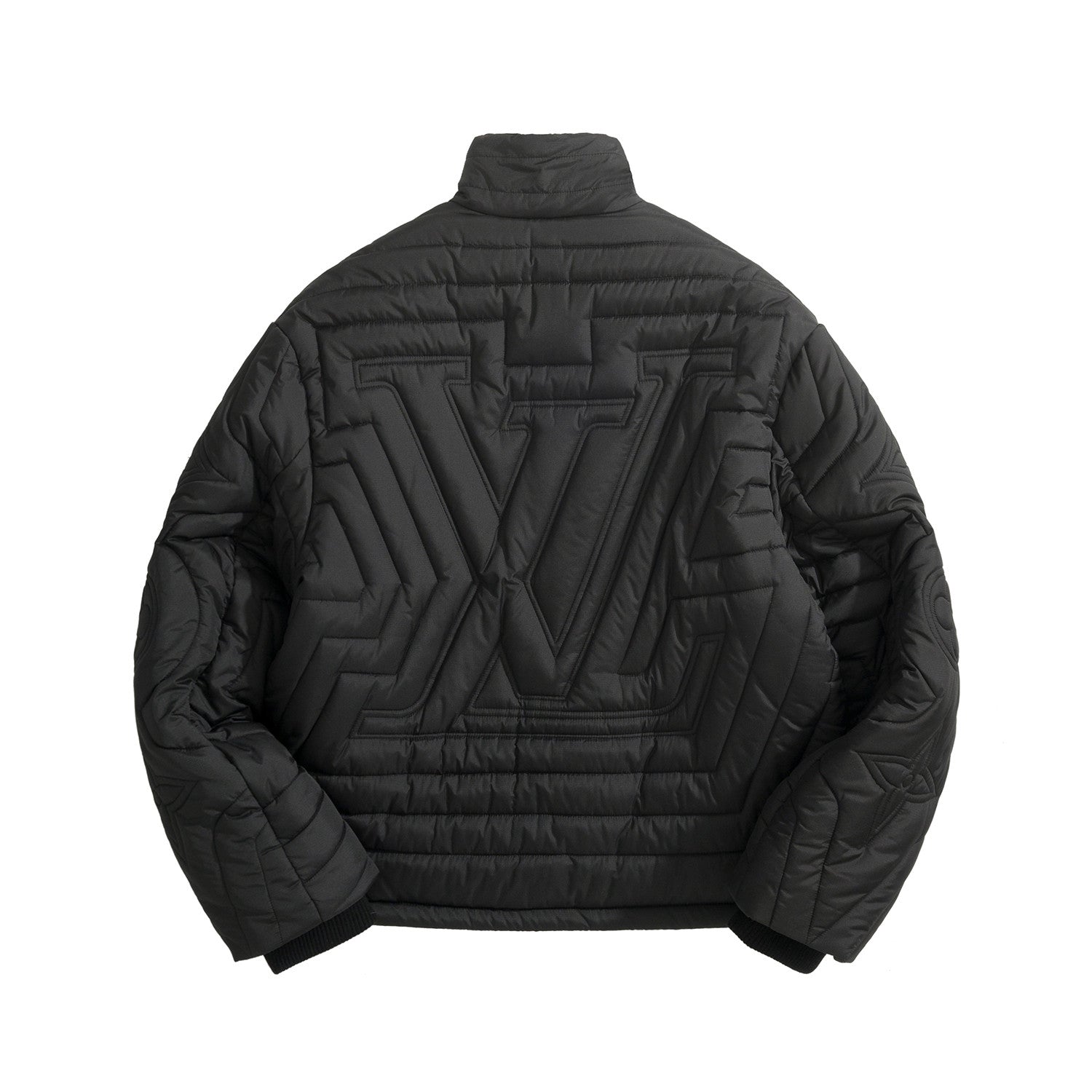 Louis Vuitton Men's and Women's Autumn/Winter Fashion Casual Solid Color Zipper Letter Embroidery Jacket #78377