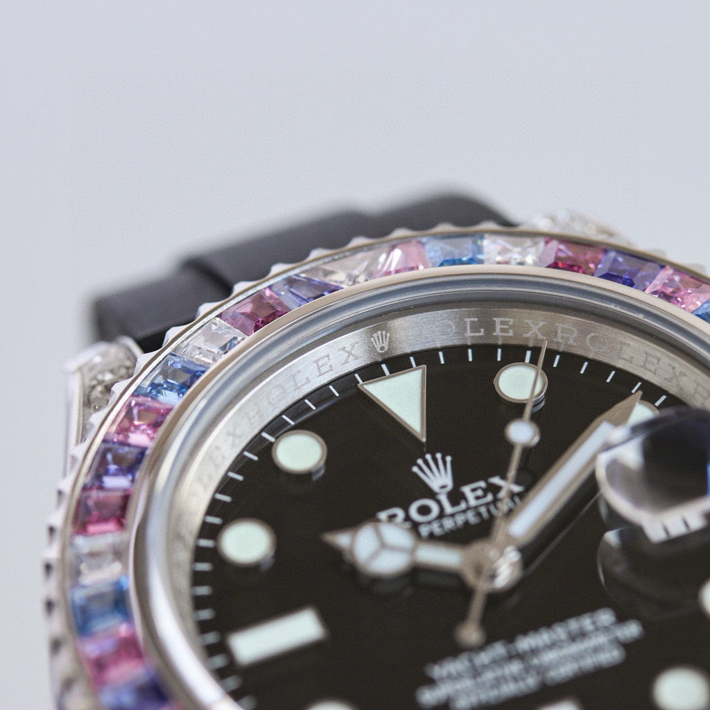 Rolex Men's Women's Fashion Yacht Prestige Collection 40mm Diameter 904 Steel Mechanical Watch Bezel Diamonds Casual Wristwatch Watch ?#71647