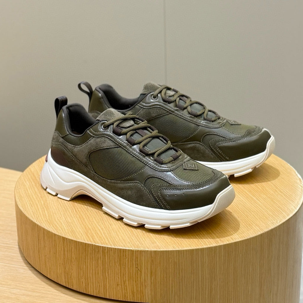 Loro Piana Cairn Walk Men's Four Seasons Sneakers Fashion Urban Modern Comfortable Commuter Casual Lace Up Shoes Ngvp #1475
