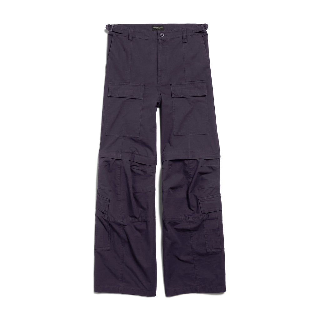 Balenciaga Men's High Street All Season Large Cargo Cotton Mid Waist Zipper Pocket Fit Work Pants Ngvp #9712