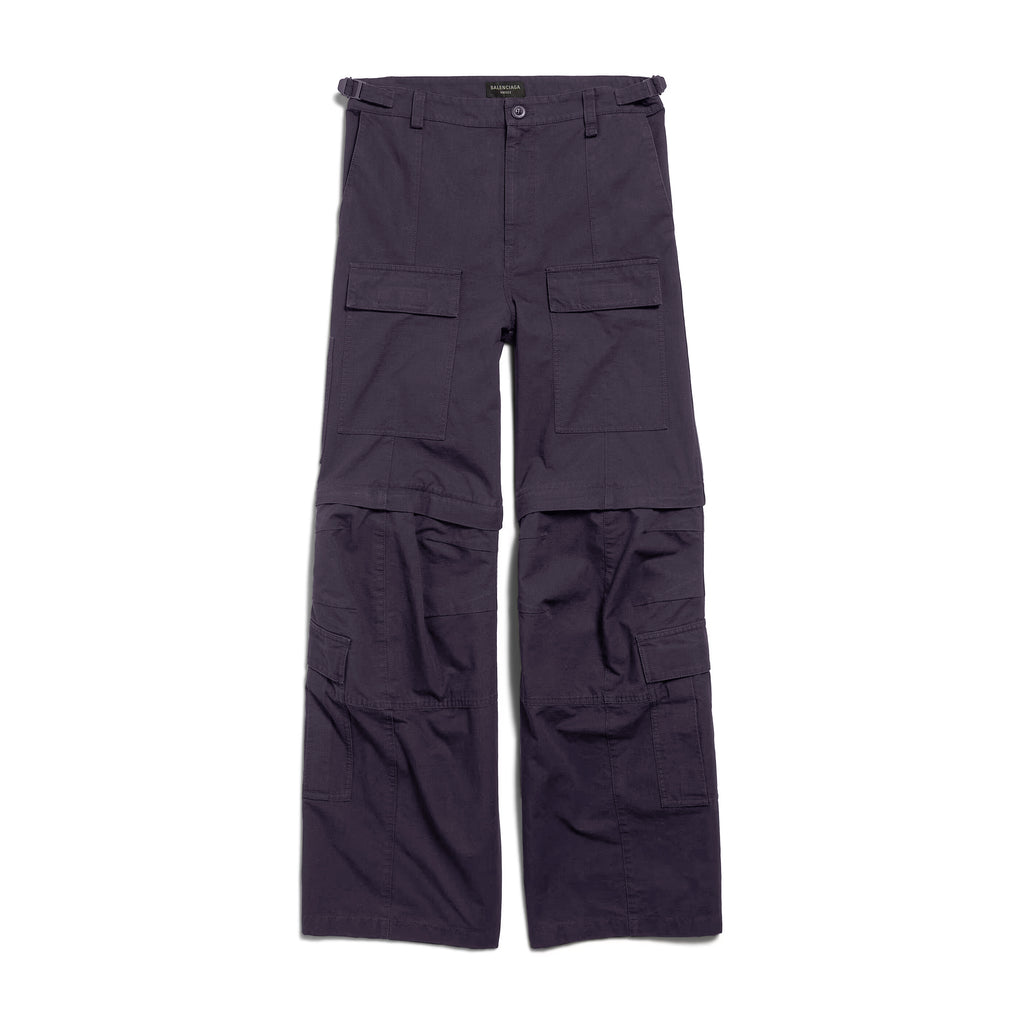 Balenciaga Men's High Street All Season Large Cargo Cotton Mid Waist Zipper Pocket Fit Work Pants Ngvp #9712