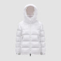 Moncler Men's Women's Maya Series Autumn And Winter Solid Color Zipper Short Warm Hooded Puffer Coat Down Jacket #71728