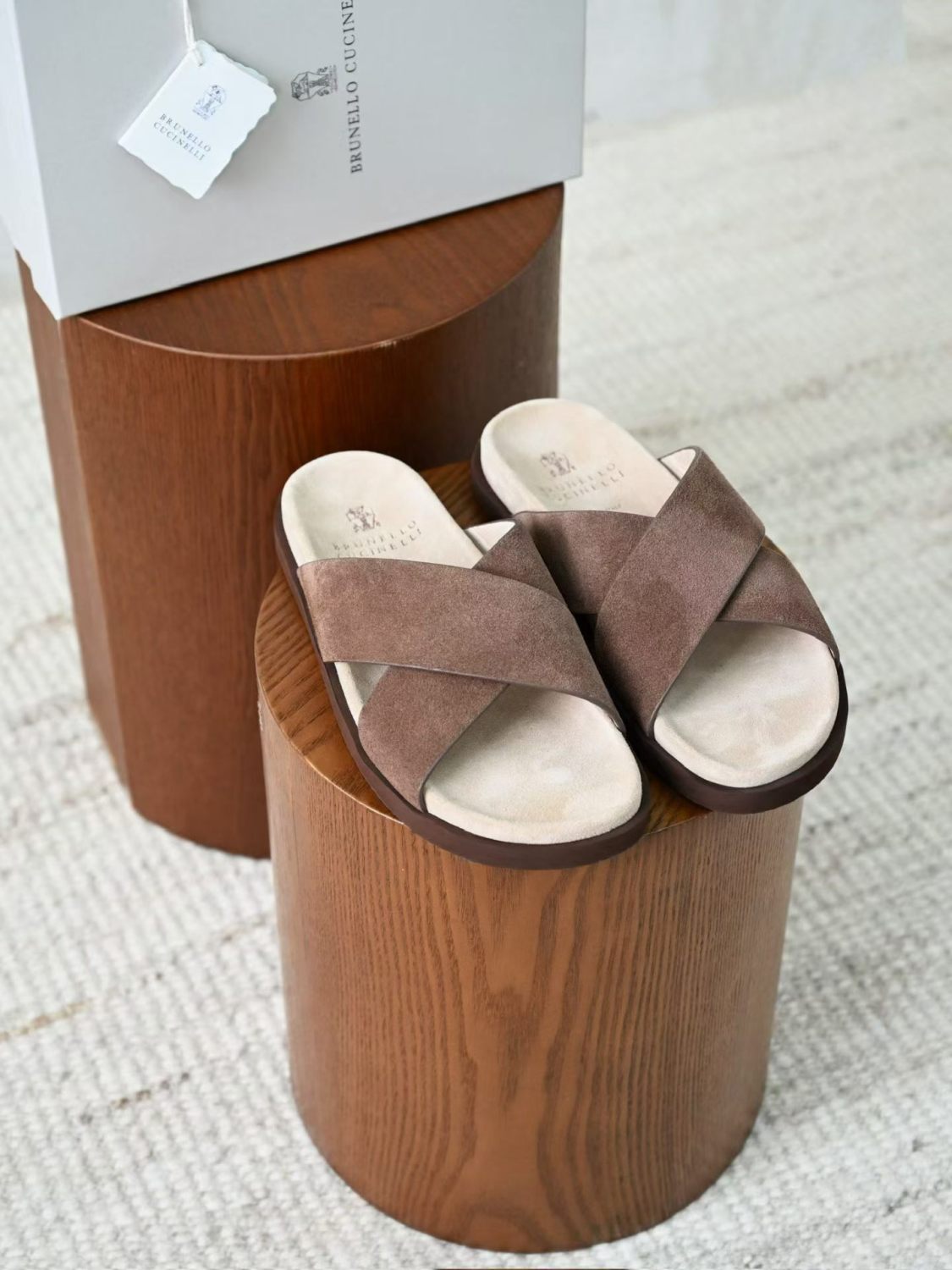 Brunello Cucinelli Leather Sandals #378896