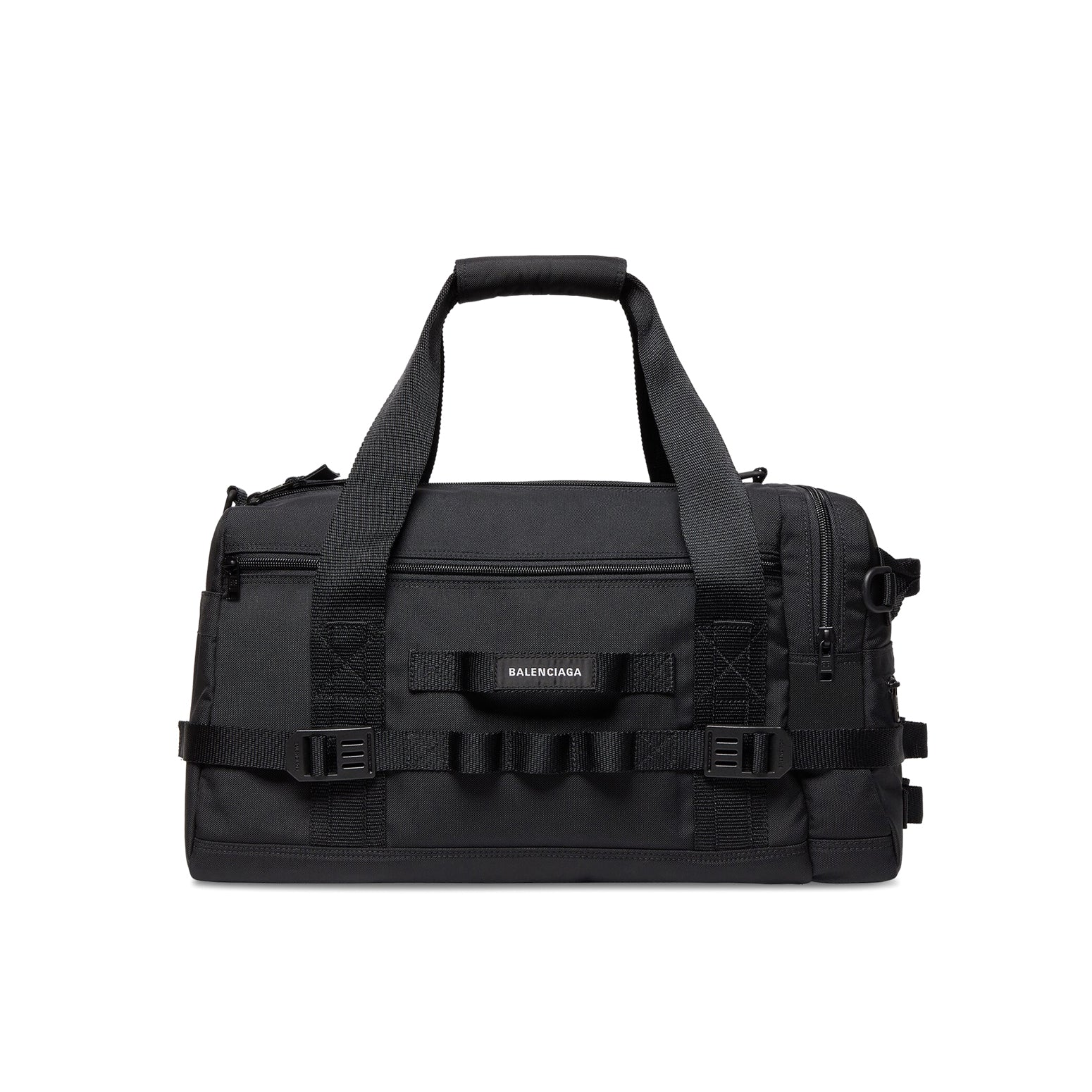 Balenciaga Men's Solid Color Adjustable Removable Simple Nylon Fabric Handle Shoulder Travel Bag Bags #75673